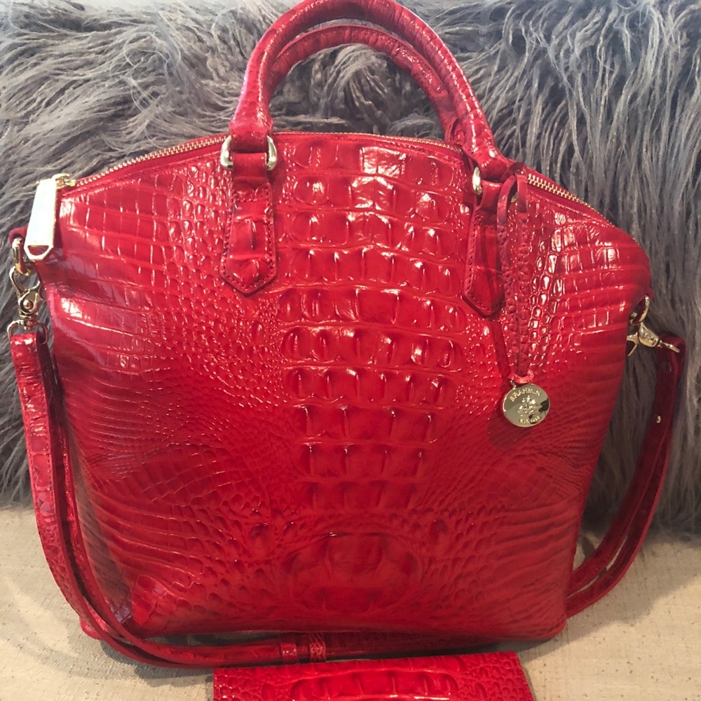 Large Duxbury and Ady Wallet Set in Carnation.